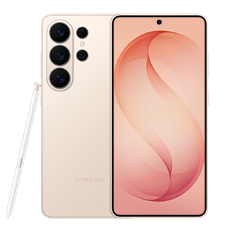 Galaxy S26 Ultra Front Pink Gold 