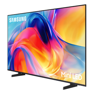 {size}" Mini LED M70H 4K Samsung Vision AI Smart TV (2026) R-Perspective Titanium Black 