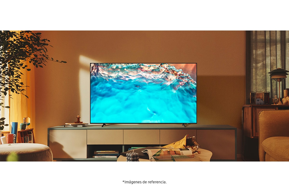 Crystal UHD BU8200 con Procesador Crystal 4K muestra una imagen clara