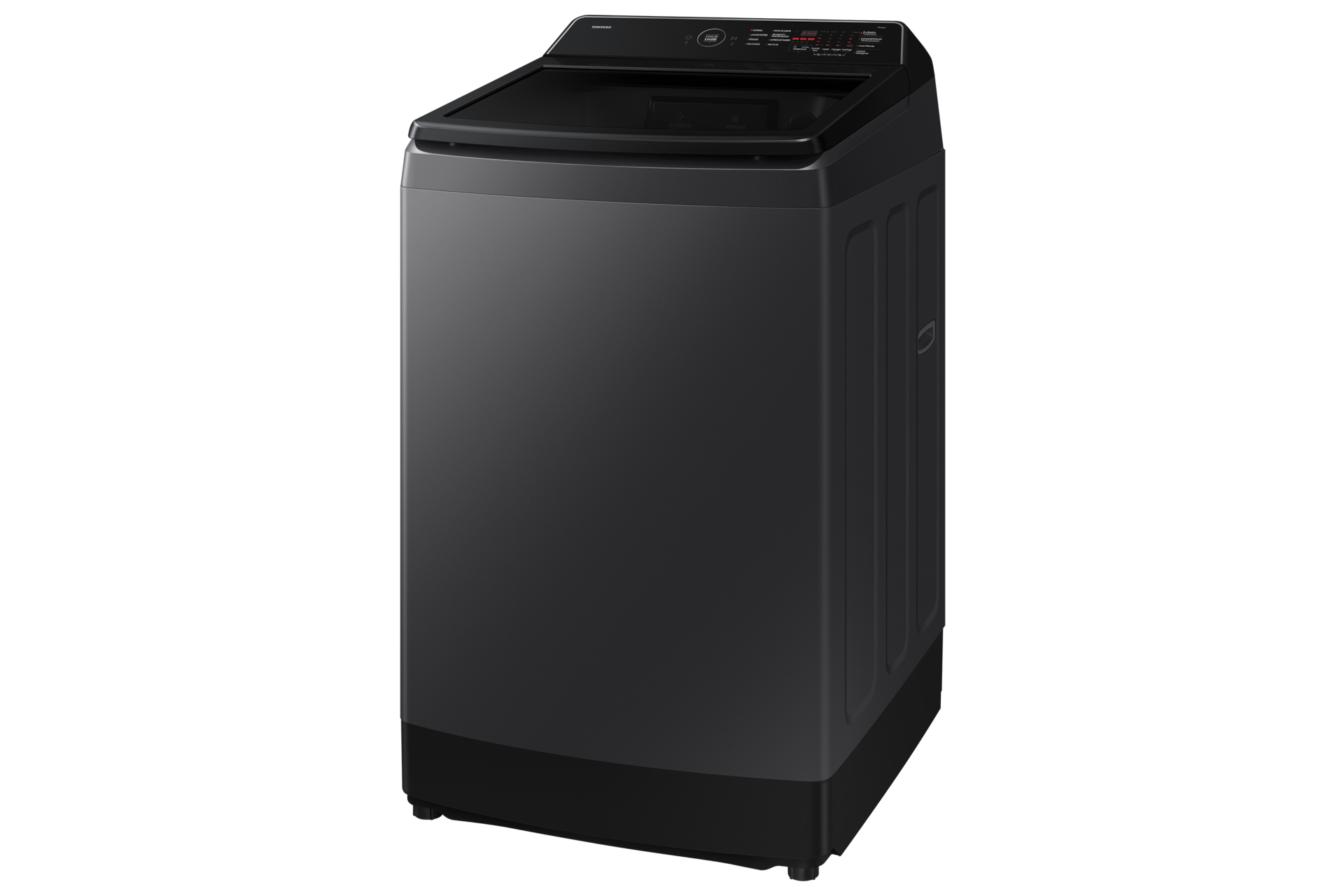 Bespoke AI Top Load Washer with AI Wash R-Perspective Glam Deep Charcoal 