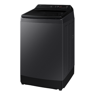 Bespoke AI Top Load Washer with AI Wash R-Perspective Glam Deep Charcoal 