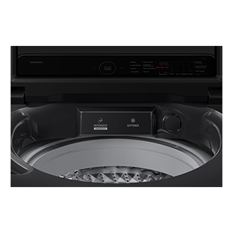 Bespoke AI Top Load Washer with AI Wash Detail1 Glam Deep Charcoal 