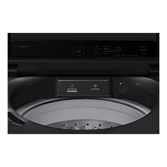 Bespoke AI Top Load Washer with AI Wash Detail1 Glam Deep Charcoal 