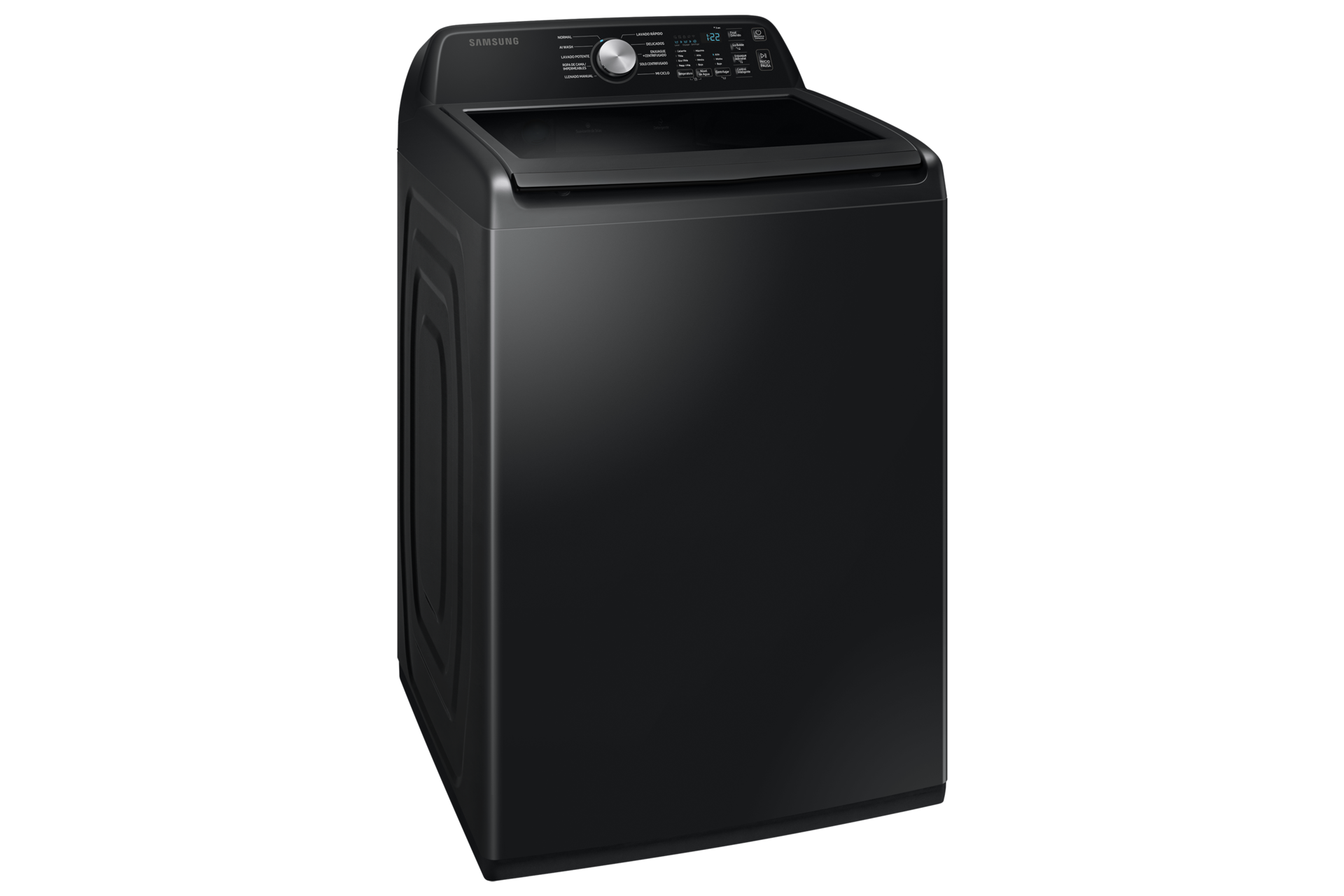 Top-loading Washer Large Capacity and AI Wash 23kg L-Perspective Black 