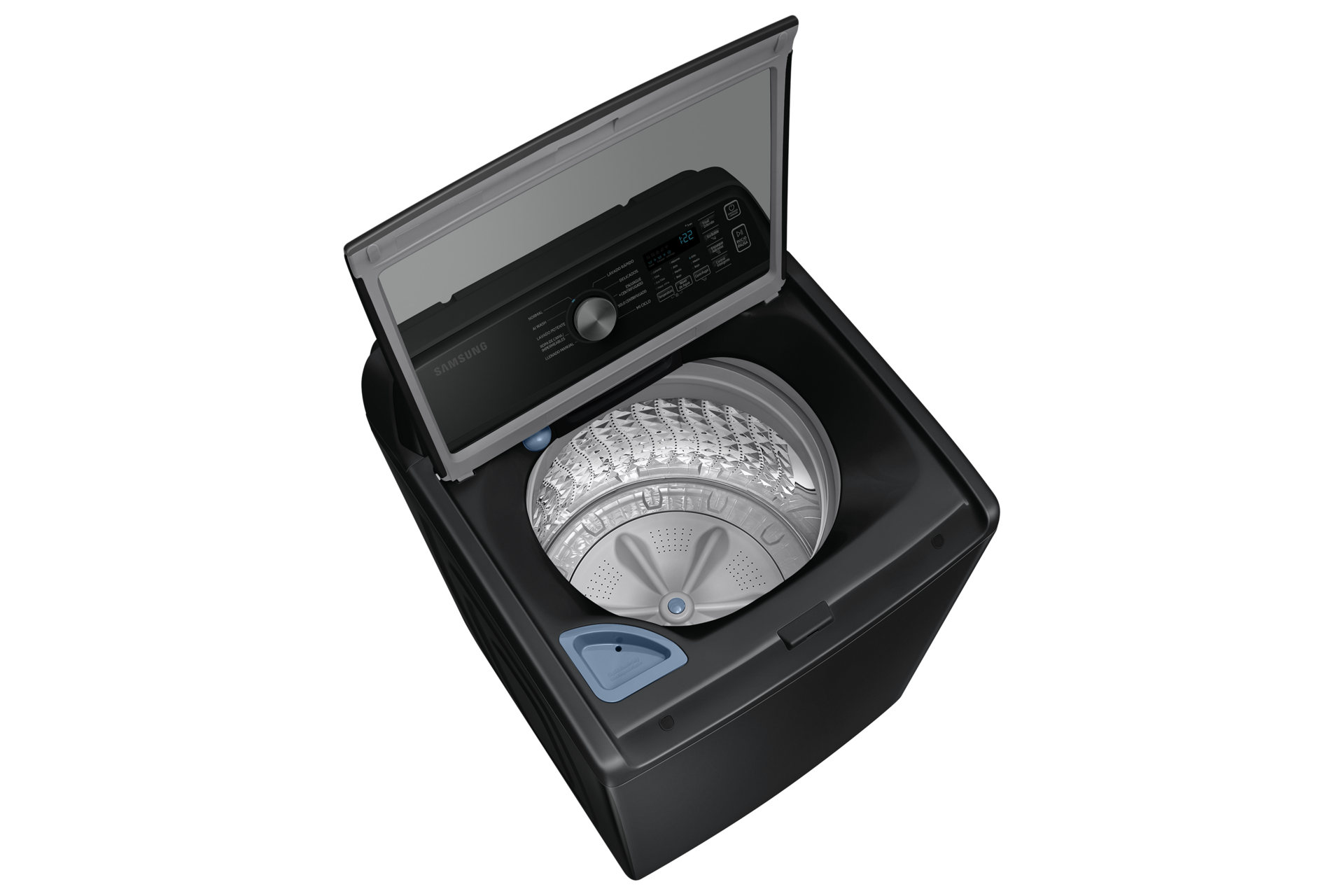 Top-loading Washer Large Capacity and AI Wash 23kg L-Dynamic-Open Black 