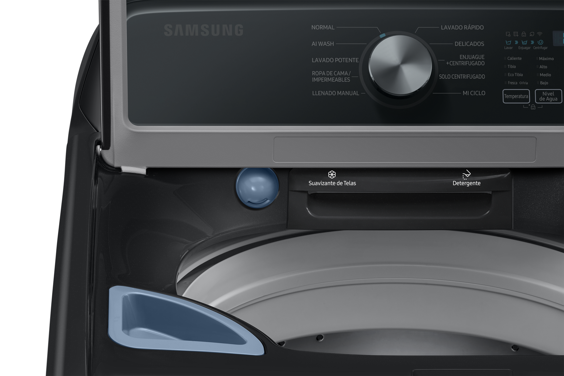 Top-loading Washer Large Capacity and AI Wash 23kg Detail1 Black 