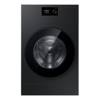 Bespoke AI Laundry (Combo) All-in-One Combo 25kg + 18kg Front Black Caviar 