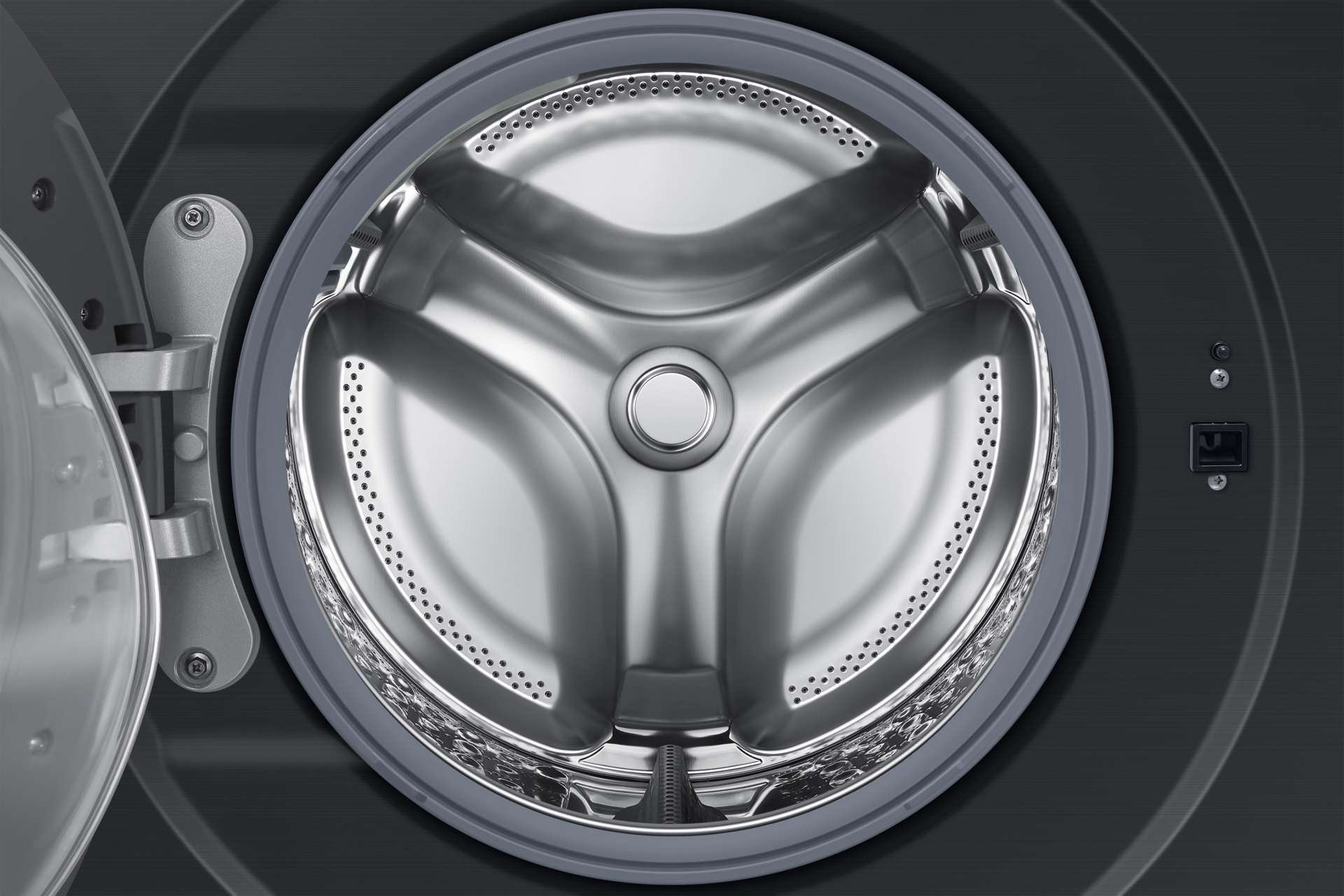 WH9000D Washer Dryer Combo with Laundry Hub & BESPOKE Design and Ultra Capacity Negro