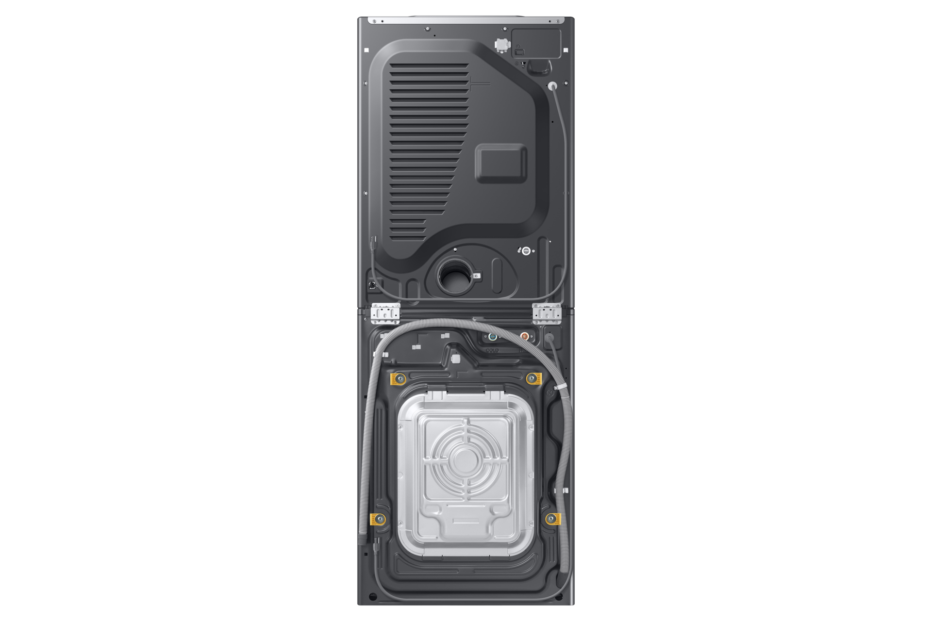 WH9000D Washer Dryer Combo with Laundry Hub & BESPOKE Design and Ultra Capacity Negro