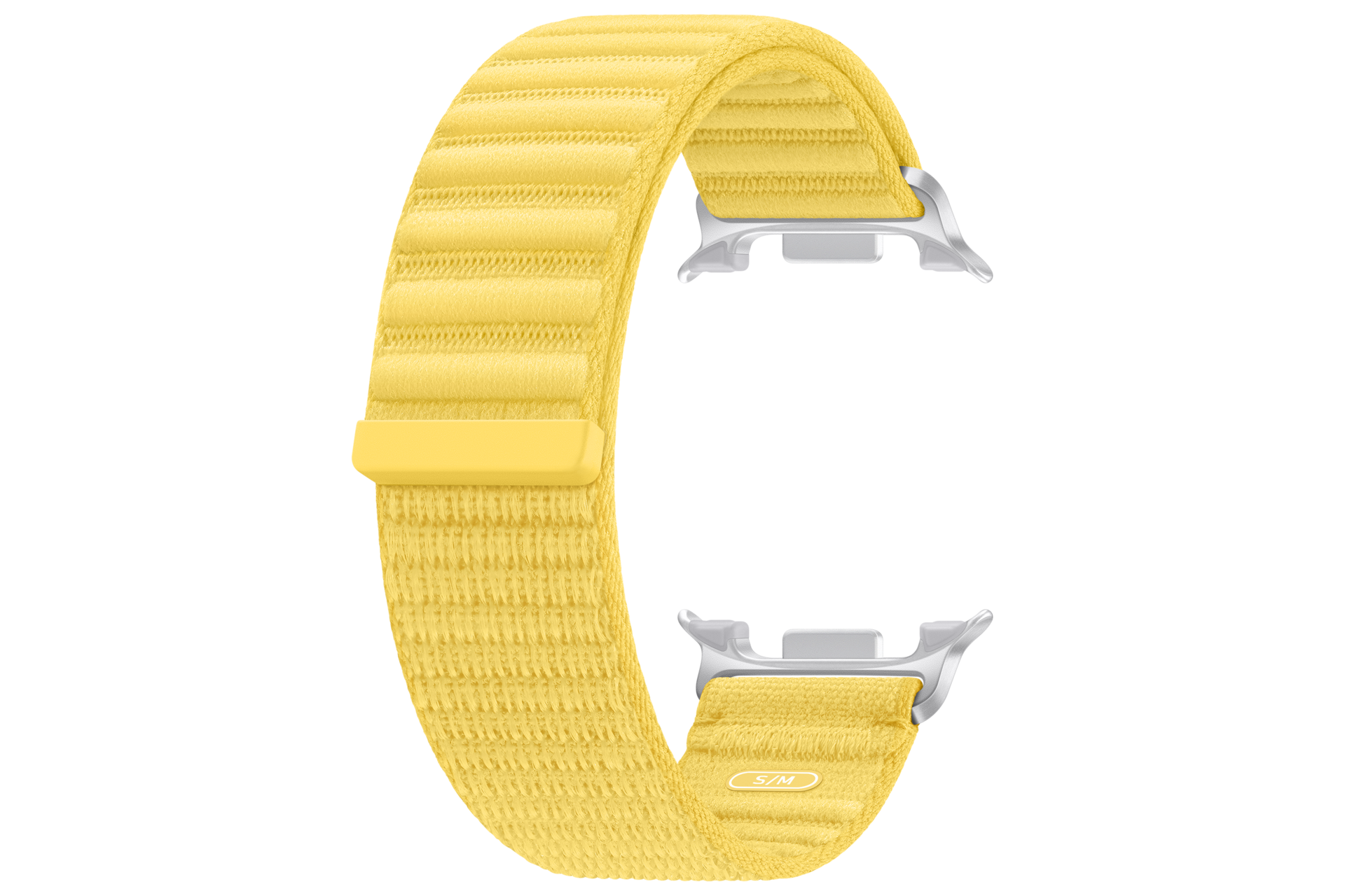 Fabric Band (S/M) for Galaxy Watch9 (Watch8) Back-Perspective Yellow 