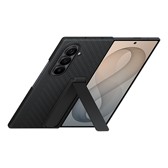 Galaxy Z Fold8 Ultra Carbon Standing Case Dynamic Black 
