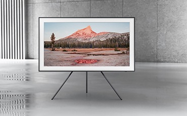 The Frame on a stand.