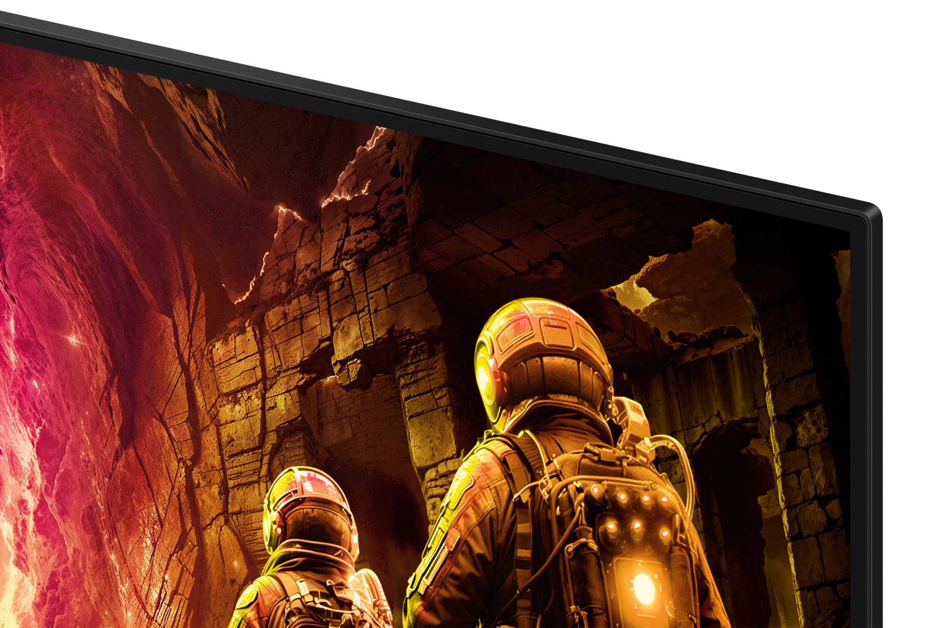 27/32" Odyssey G5 G50F QHD 180Hz Gaming Monitor Detail Black 