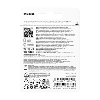 T7 microSD Card microSDXC™ UHS-I Card Back-PKG Blue 