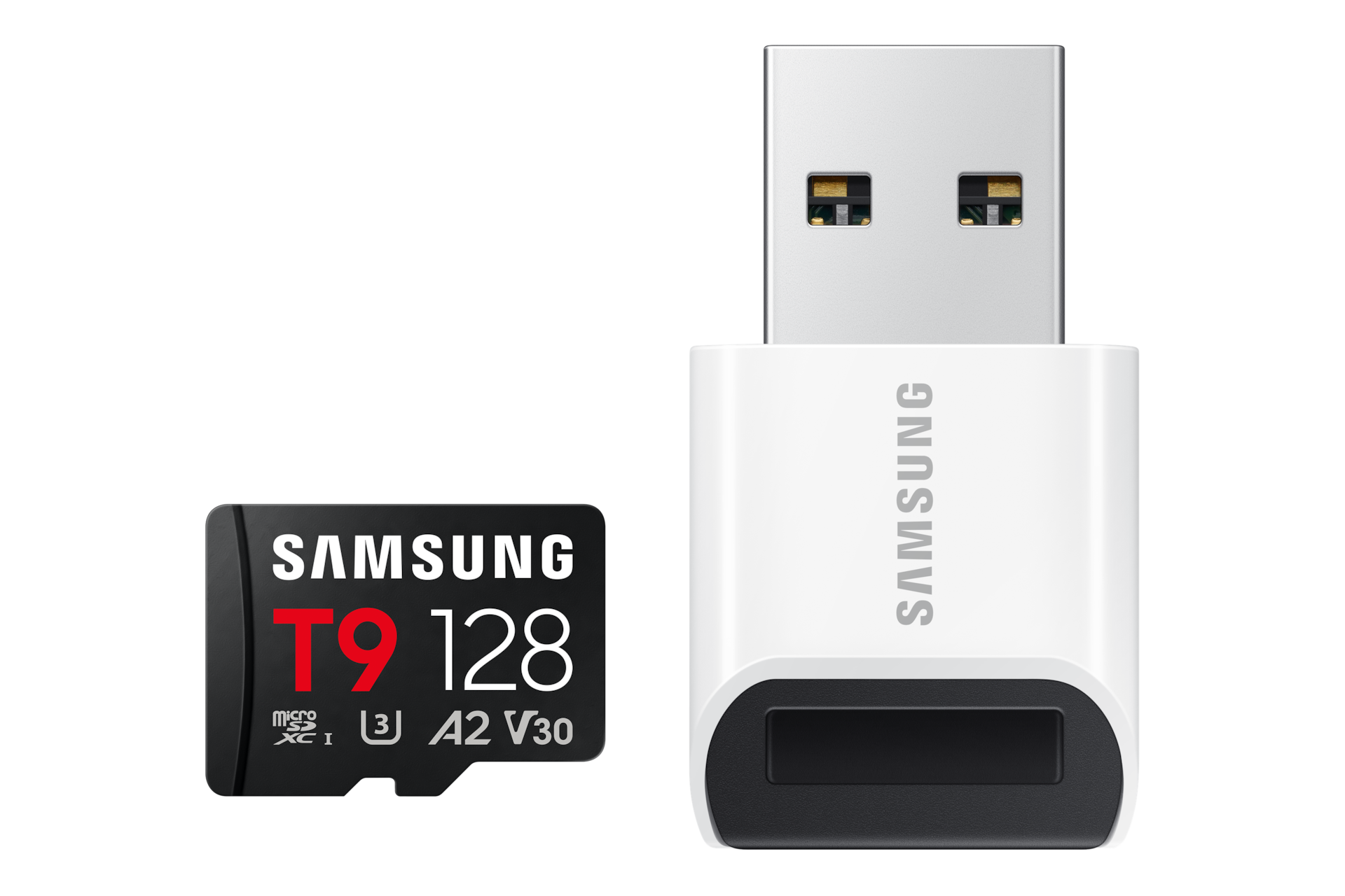 T9 microSDXC Card 200 MB/s (+ USB čtečka) 128 GB černý