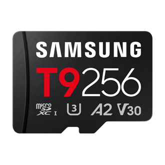 T9 microSD Card microSDXC™ UHS-I Card Front Black 