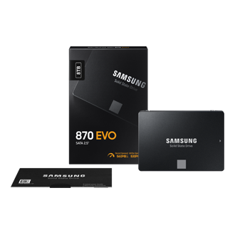 870 EVO SATA 2.5" SSD PKG-Fullshot Black 