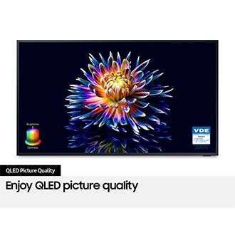 The Terrace with QLED is providing an image optimized the contrast