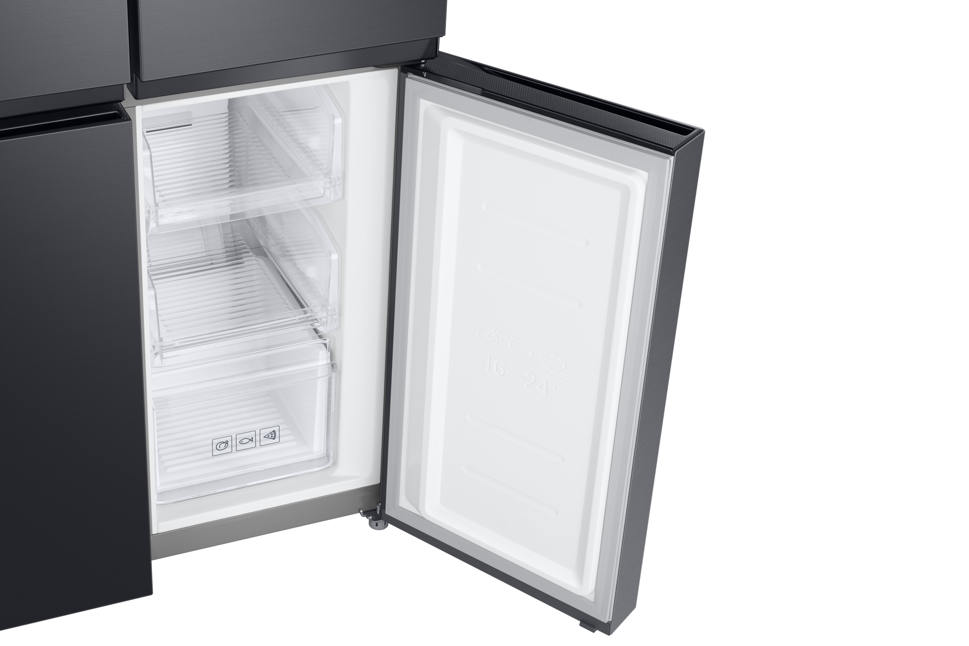 Chladnička French Door 488 ℓ Série RF4000TM s Wifi RF48A400EB4/EO Detail-Freezer-Door-R Black 