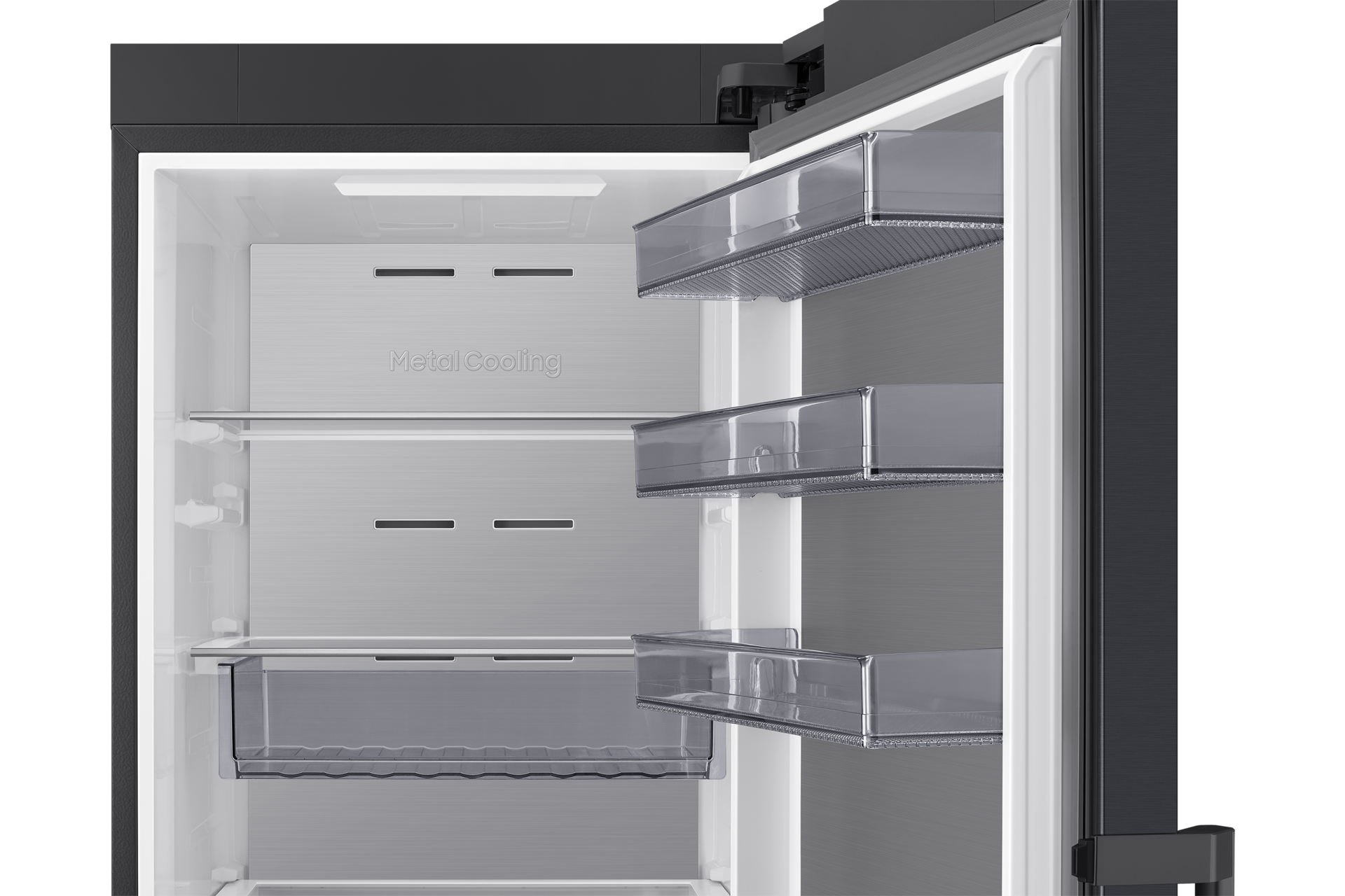 Tall One Door RI80H/24 AI precise cooling 387L Detail-Metal-Duct Black 