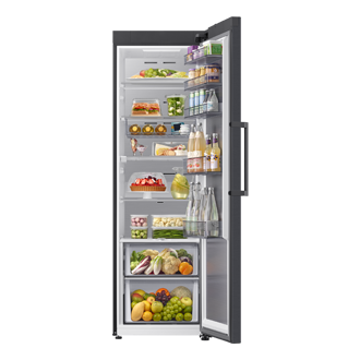 Tall One Door RI80H/24 AI precise cooling 387L Front-Open-With-Food Black 