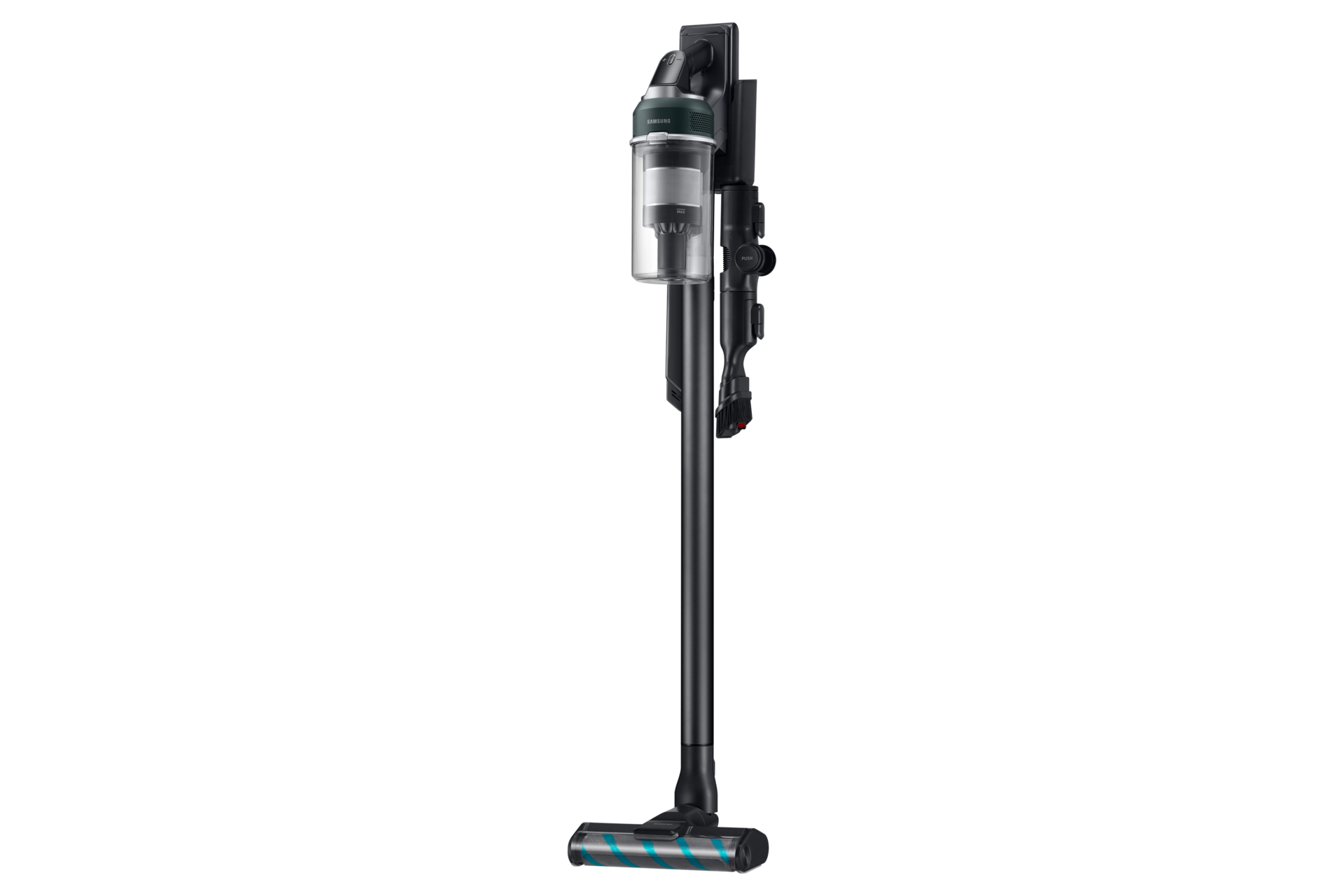 Jet 85S Stick VC 250W / 60 Min. 2.43kg with the Slim LED Brush Dynamic-Combination4 Phantom Green 