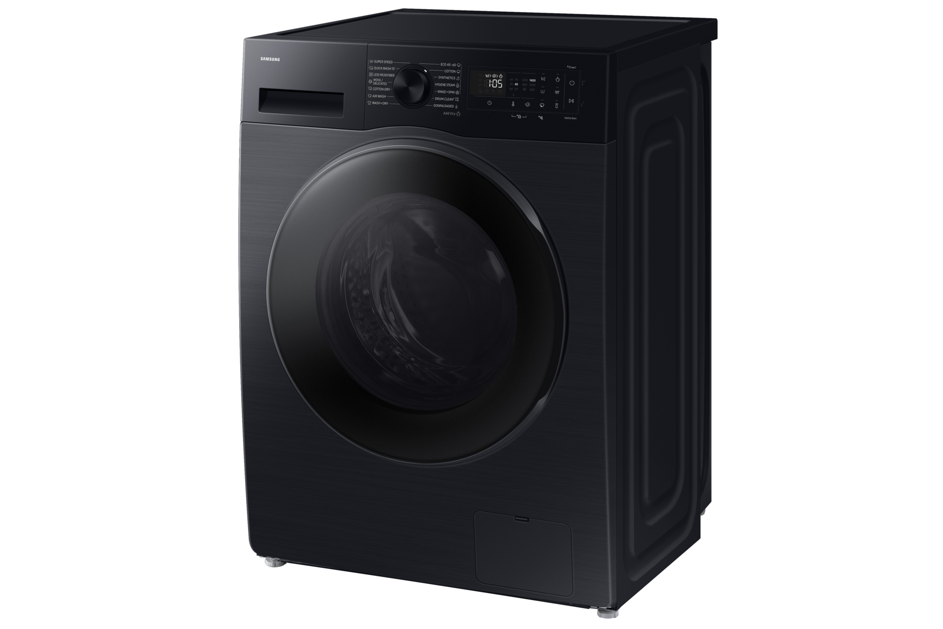 9/5kg Úzká Pračka se sušičkou s AI Energy Režimem a AI Ecobubble™ R-Perspective Black 