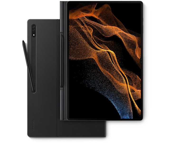 Galaxy Tab S8 Ultra Book Cover EF-BX900 black | Samsung Deutschland