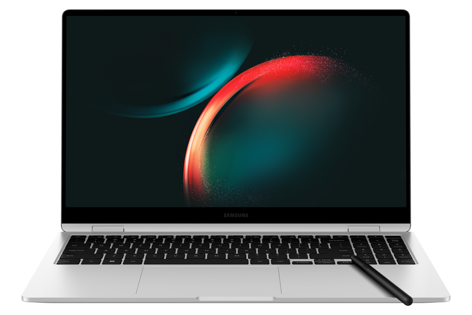 front-open-with-s-pen Silver