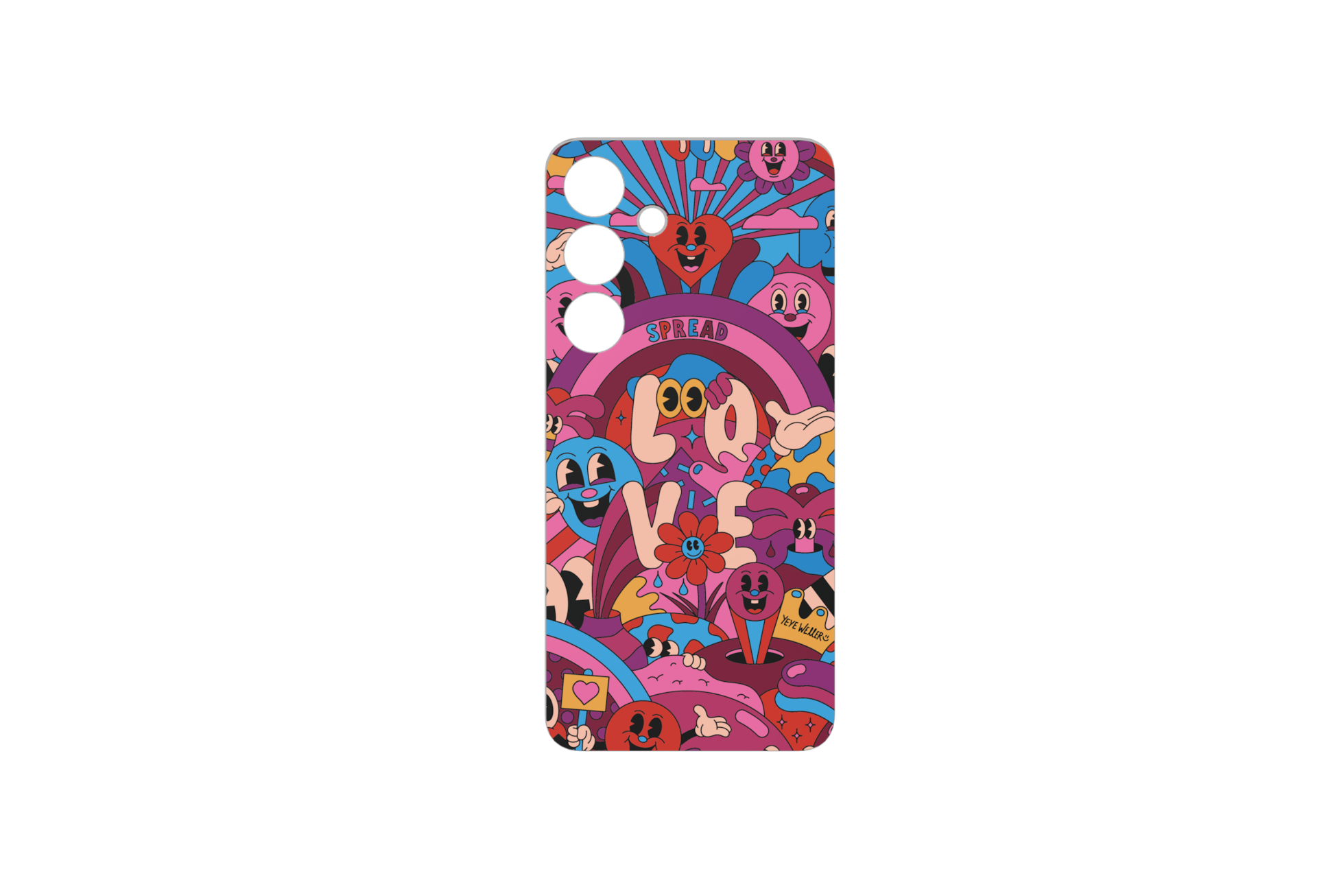 Samsung Artist Yeye Weller Flipsuit Card für das Galaxy S24 Gelb