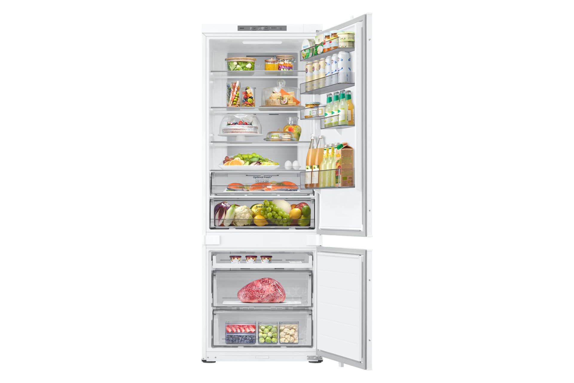 front-open-with-food White