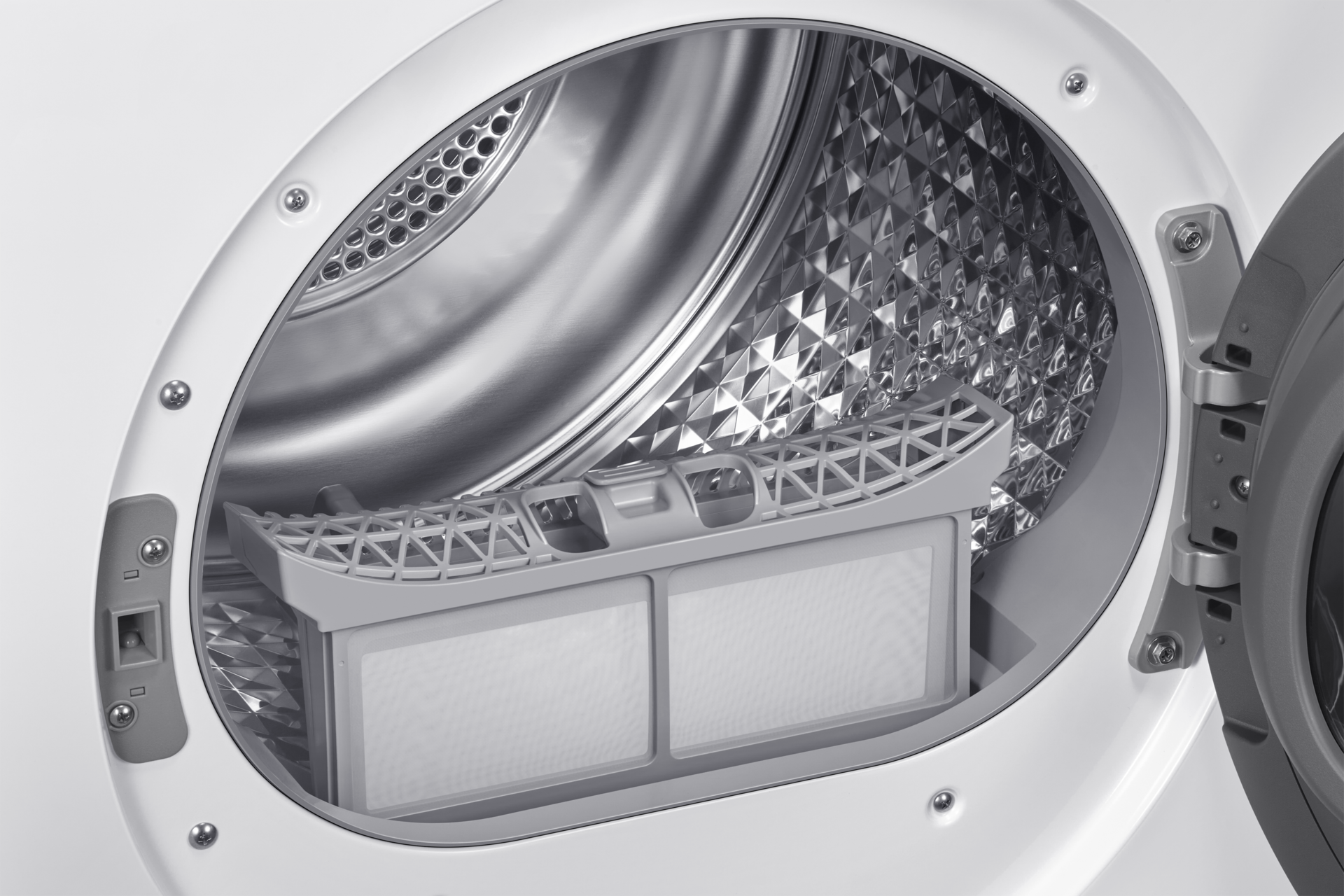9 kg Trockner DV5000D mit Optimal Dry, EEK: C Detail-Drum White 