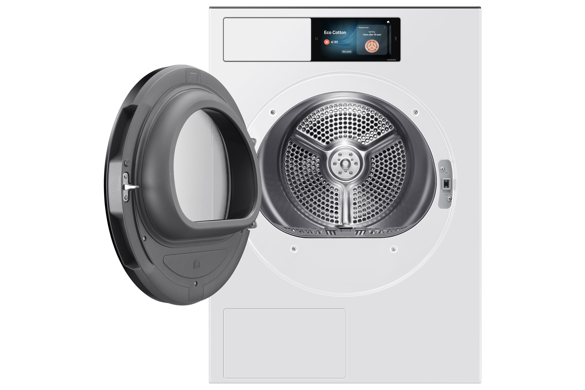 Front loading Dryer A Energy Efficiency Rating and Smart Screen 9kg Front-Open White 
