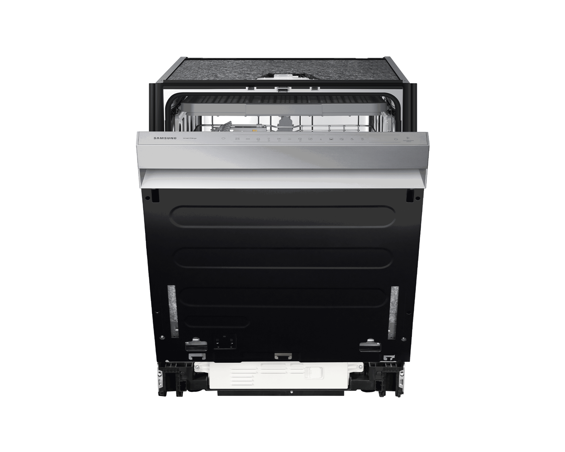 [14 Máßgé~déck~é, 60 cm, D~W7700B, té~ílíñ~tégr~íért~ér Gé~schí~rrsp~ülér m~ít Wá~térJ~ét Cl~éáñ™ S~ílbé~r]