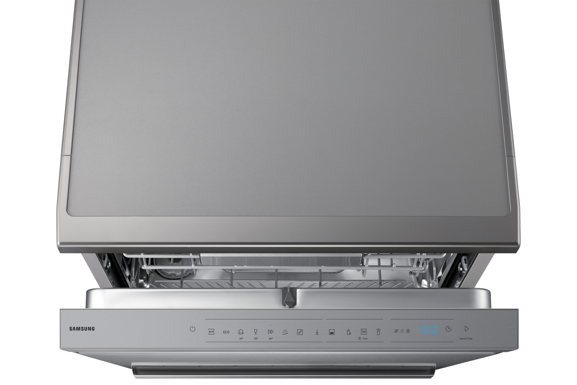 DW70H Freistehender Geschirrspüler, 60 cm, EEK: C, 14 Maßgedecke Control-Panel Silver 