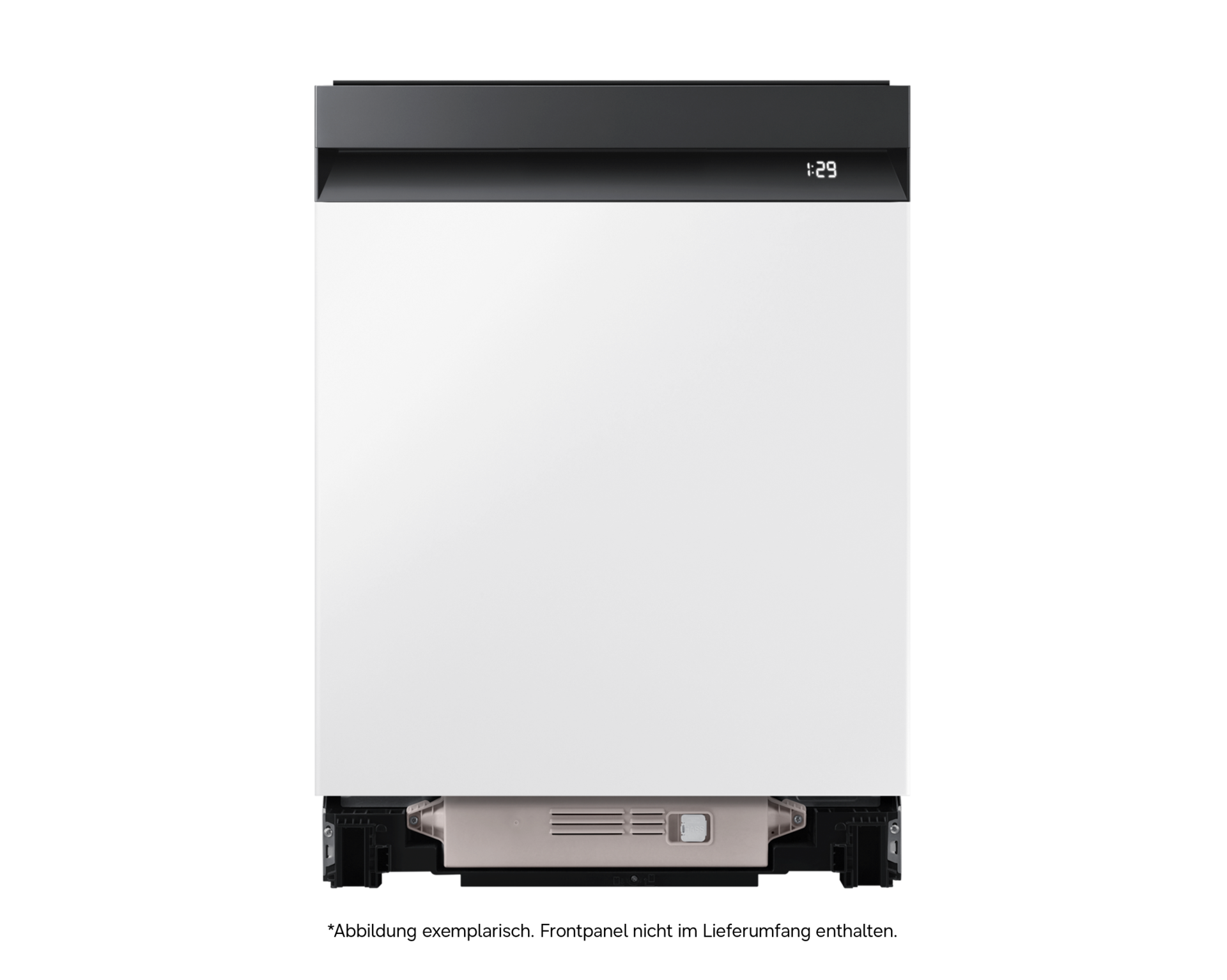 Samsung DW80H Teilintegrierbarer Geschirrspüler mit Festtürtechnik, 60 cm, EEK: A, 14 Maßgedecke Weiß