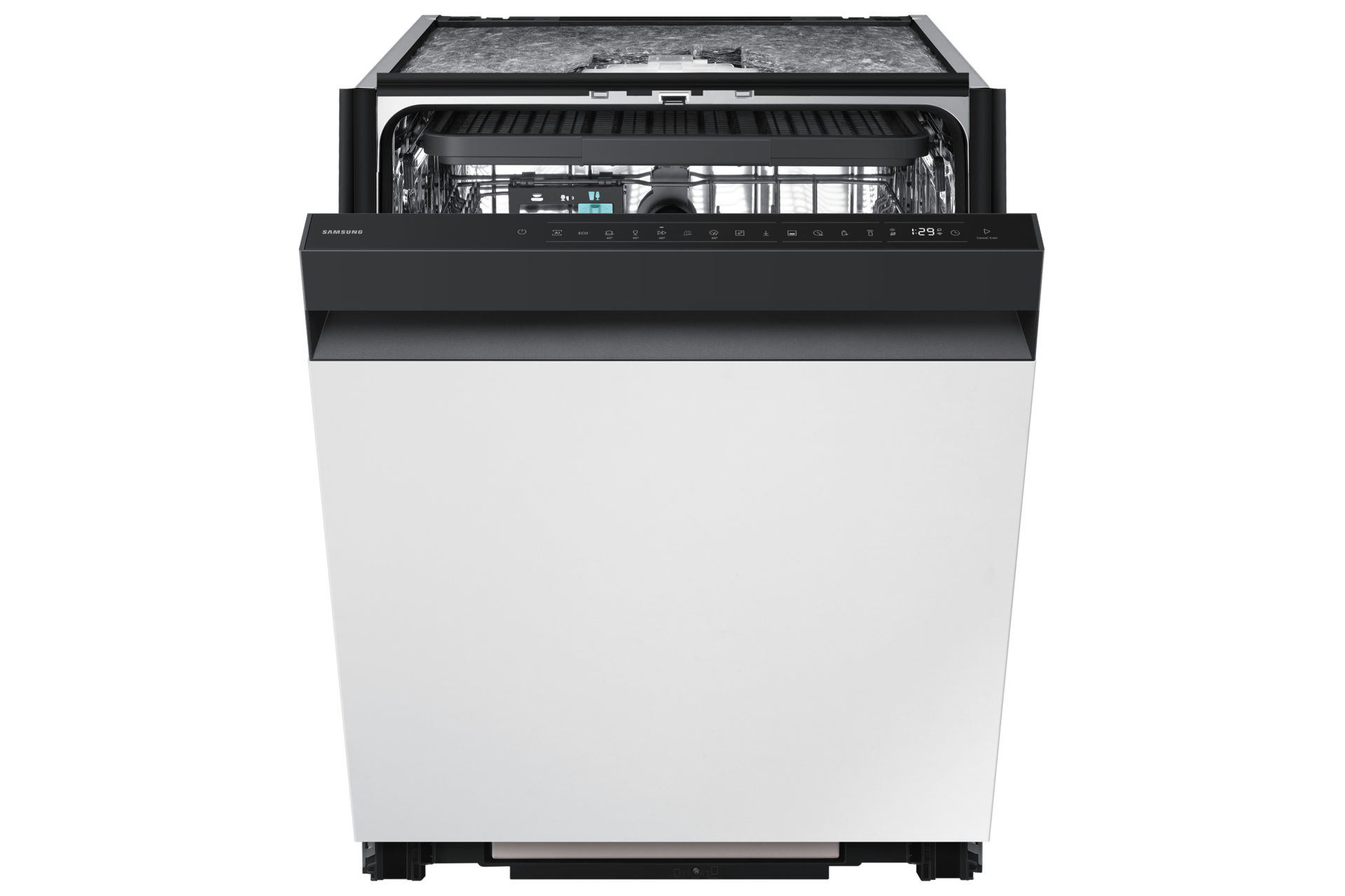 DW80H Teilintegrierbarer Geschirrspüler mit Festtürtechnik,  60 cm, EEK: B, 14 Maßgedecke Front-Open White 