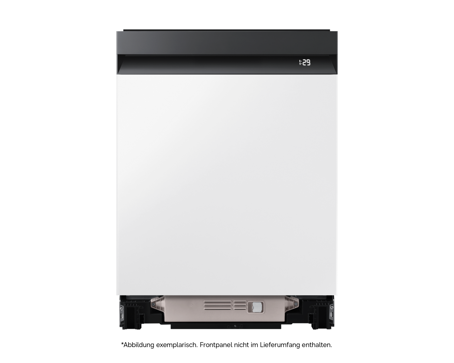 DW80H Teilintegrierbarer Geschirrspüler mit Festtürtechnik,  60 cm, EEK: B, 14 Maßgedecke Front White 
