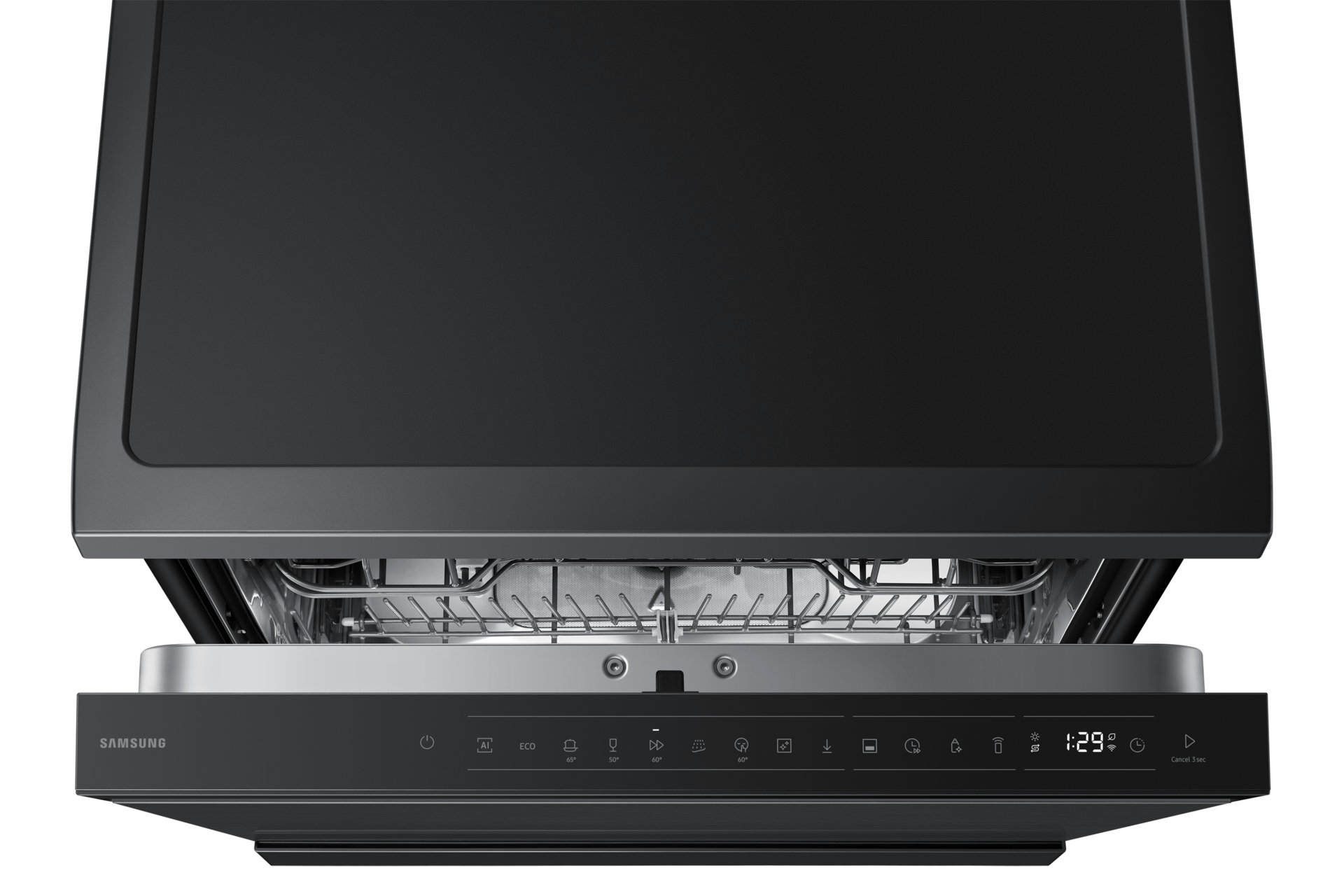 DW80H Freistehender Geschirrspüler, 60 cm, EEK: A, 14 Maßgedecke Control-Panel Black 