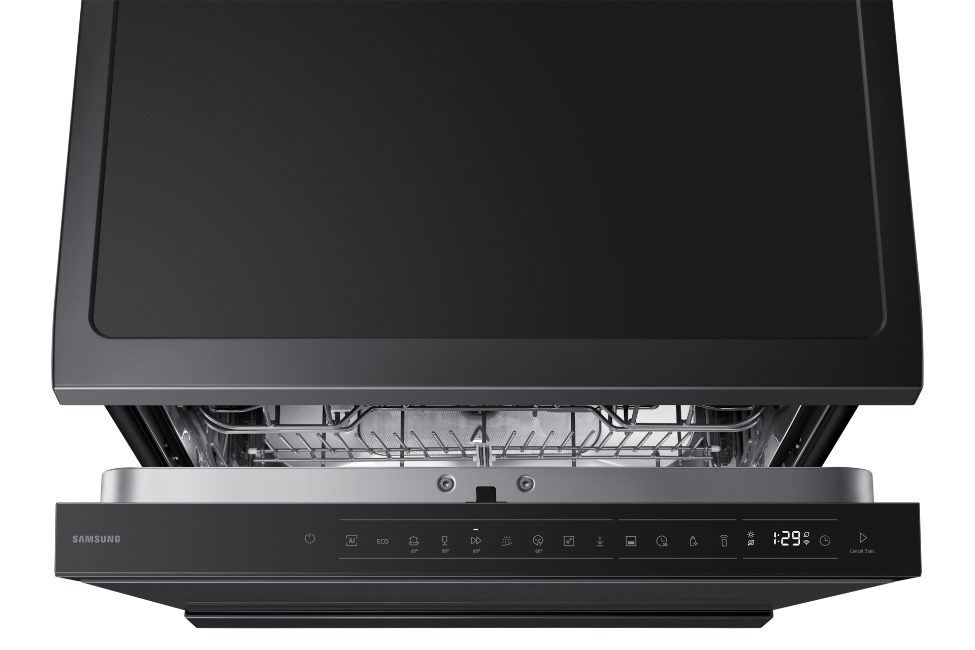 DW80H Freistehender Geschirrspüler, 60 cm, EEK: B, 14 Maßgedecke Control-Panel Black 