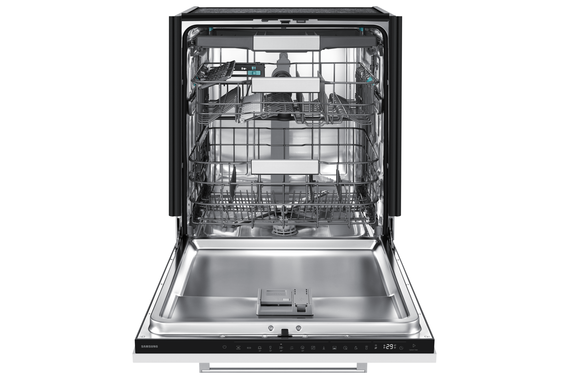 DW90H Vollintegrierbarer Geschirrspüler mit Festtürtechnik, 60 cm, EEK: A-20%, 14 Maßgedecke Front-Open2 White 