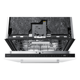 DW90H Vollintegrierbarer Geschirrspüler mit Festtürtechnik, 60 cm, EEK: A-20%, 14 Maßgedecke Control-Panel White 