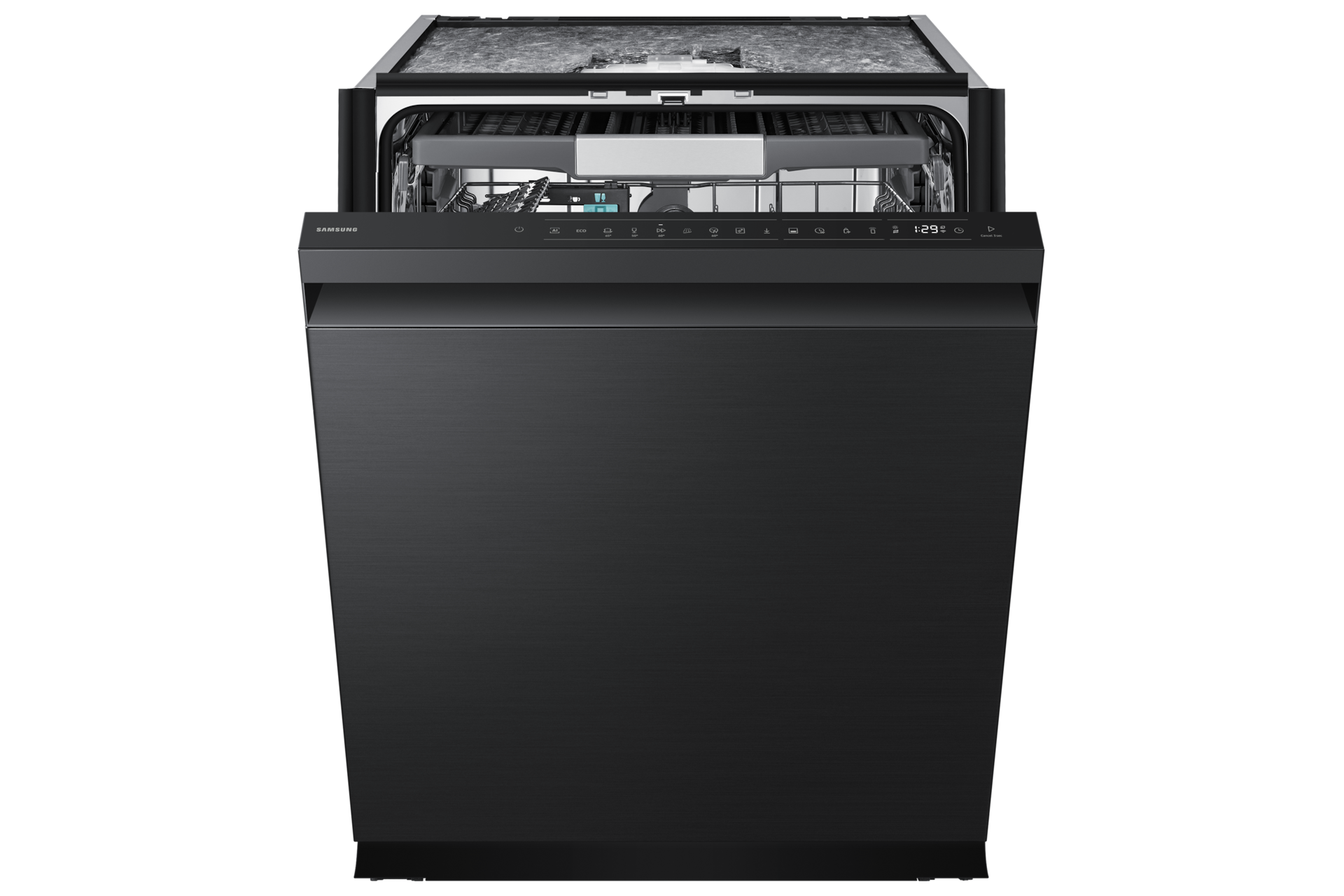 DW90H Unterbau, 60 cm, EEK: A-20%, 14 Maßgedecke Front-Open Black 