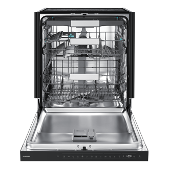 DW90H Unterbau, 60 cm, EEK: A-20%, 14 Maßgedecke Front-Open2 Black 