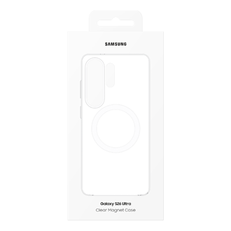 Clear Magnet Case für das Galaxy S26 Ultra Package Transparent 