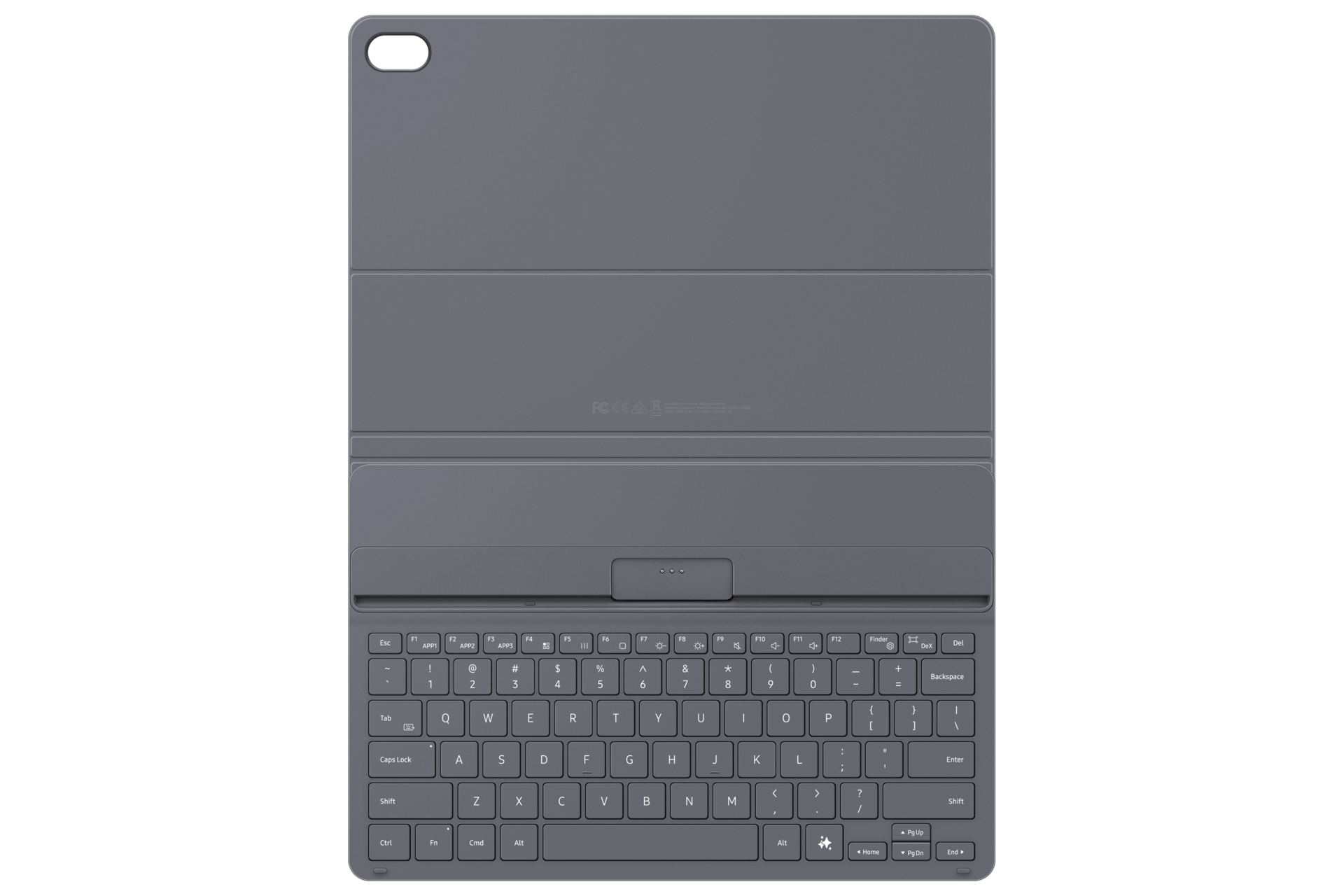 Book Cover Keyboard Slim for Galaxy Tab S12+ Dynamic1 Black 