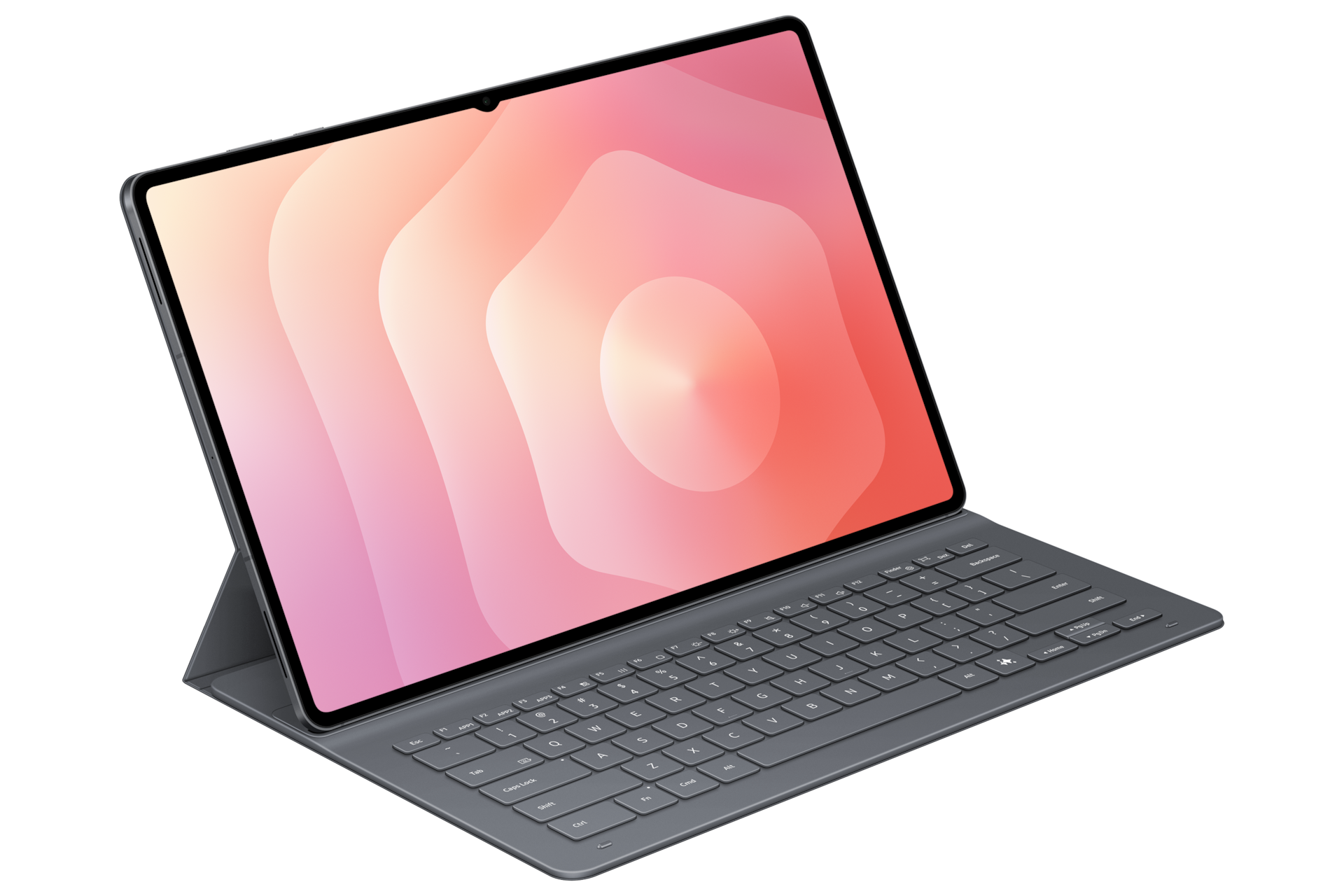 Book Cover Keyboard Slim für das Galaxy Tab S11 Ultra Standing1 Black 