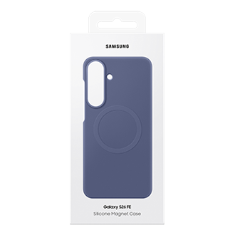 Galaxy S26 FE Silicone Magnet Case Package Blue Violet 