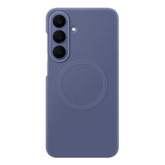 Galaxy S26 FE Silicone Magnet Case Front Blue Violet 