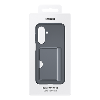 Card Slot Case für das Galaxy A17 | A17 5G Package Black 